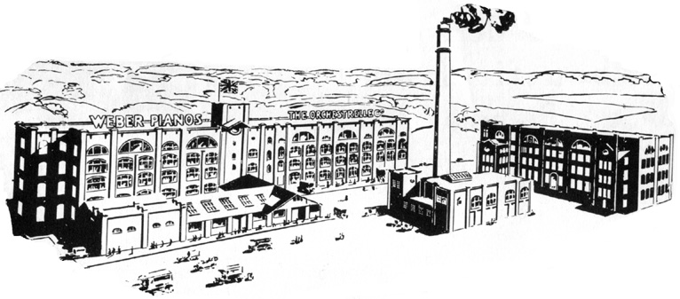 Aeolian Pianola factory at Hayes, Middlesex, England